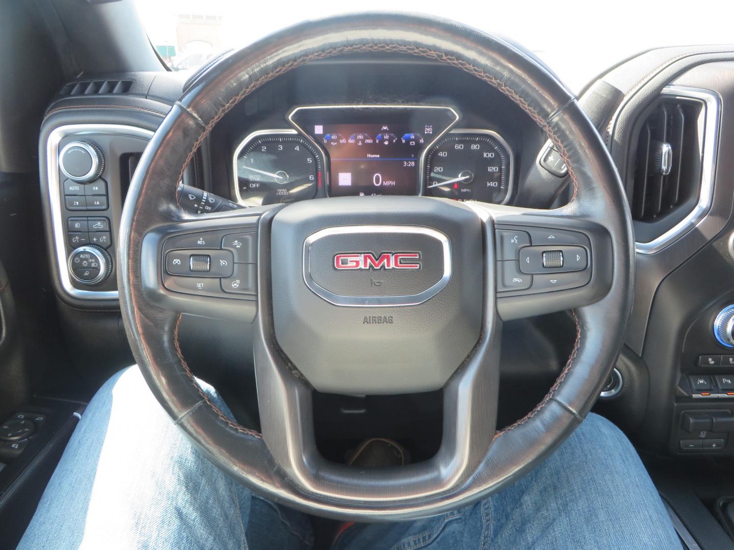 2019 CHARCOAL /BLACK GMC Sierra 1500 AT4 Crew Cab Long Box 4WD (1GTP9EEL6KZ) with an 6.2L V8 OHV 16V engine, 6A transmission, located at 2630 Grass Valley Highway, Auburn, CA, 95603, (530) 508-5100, 38.937893, -121.095482 - Dont miss this AT4 featuring a 4" RC lift kit kit, 35" Nitto Ridge Grappler tires, 20" Fuel Rebel wheels, Amp POwer steps, Air Bags, and a Tyger Bed cover. - Photo#30